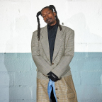 Een foto van de lookalike van Snoop Dogg